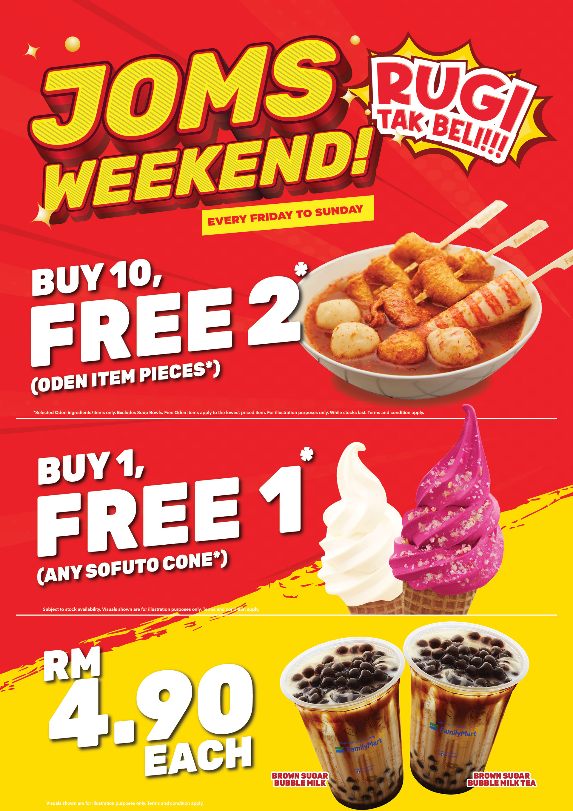 Familymart Promotion - 🌟 Jom serbu! it’s a FAM-tastic weekend waiting for you 🌟