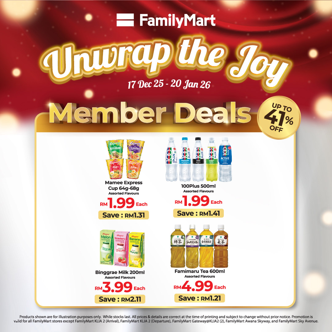 Familymart Promotion - MEMBER DEALS!