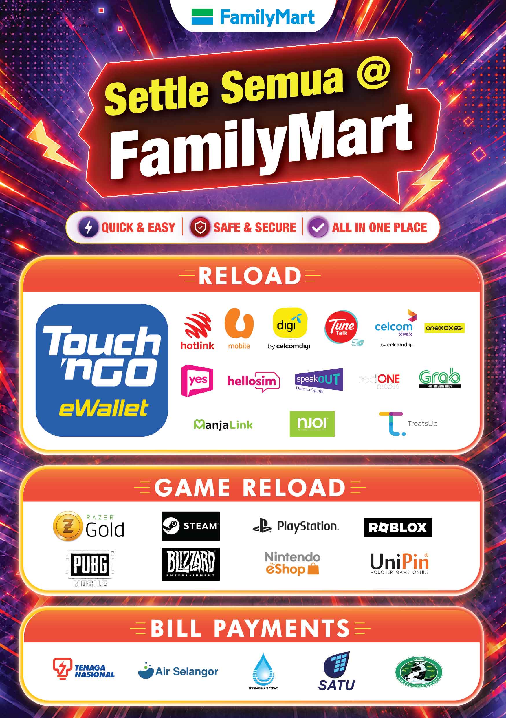 Familymart Promotion - Settle Semua dekat FamilyMart Malaysia je!! ⚡
